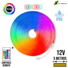 Fita Led RGB Neon 12V IP65 XC-3535 X-Cell